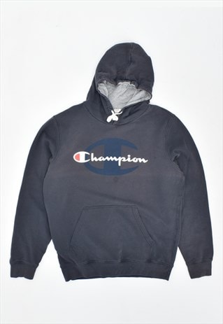 VINTAGE 90'S CHAMPION HOODIE JUMPER GREY