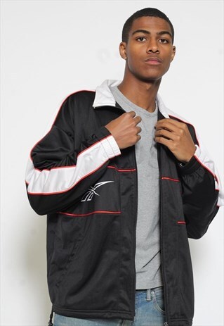 VINTAGE REEBOK TRACK JACKET BLACK