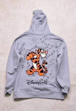 Disney Grey Tigger Embroidered Hooded Hoodie Jacket
