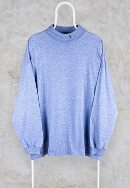 Blue Sweater Shop Sweatshirt Golf Roll Turtle Neck XL