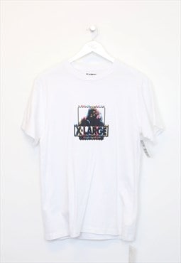 Vintage XLARGE t-shirt in white. Best fits S