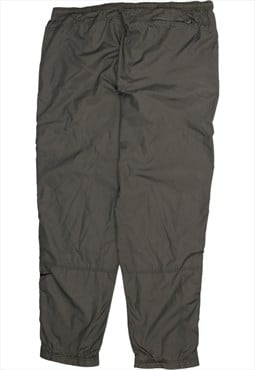 Vintage 90's Nike Trousers / Pants Nylon Track Pant Grey