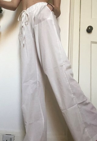 white summer trousers