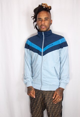 ADIDAS BLUE VINTAGE TRACKSUIT JACKET