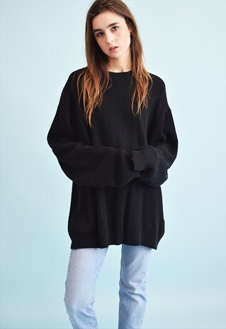 90'S RETRO GRUNGE NORMCORE SLOUCHY KNIT JUMPER TOP