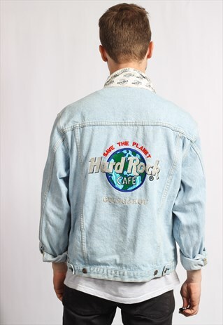 VINTAGE HARD ROCK CAFE DENIM JACKET
