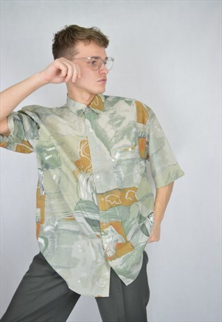 VINTAGE MULTICOLOUR GRAPHIC FESTIVAL SHIRT