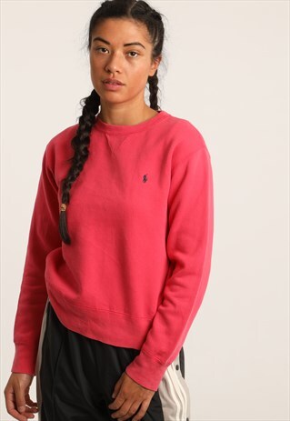 VINTAGE RALPH LAUREN EMBROIDERED LOGO SWEATSHIRT