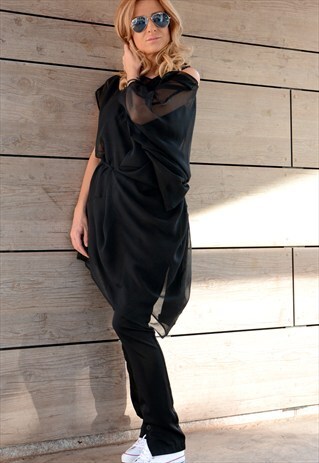 EXTRAVAGANT ASYMMETRIC SUMMER TUNIC