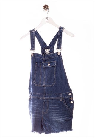 VINTAGE ORDIGO REIN OVERALL SHORTS LOOK BLUE