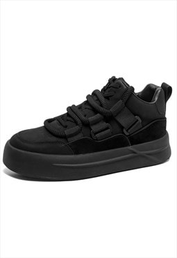 Extreme lace trainers retro chunky sneakers skater shoes