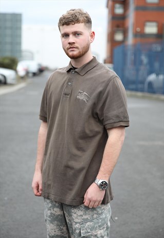 VINTAGE BURBERRY LONDON SLIM FIT POLO SHIRT