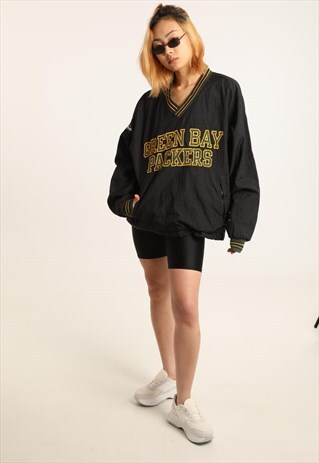 VINTAGE CHAMPION GREEN BAY PACKERS PULLOVER JACKET
