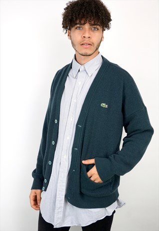 VINTAGE 90'S LACOSTE CARDIGAN