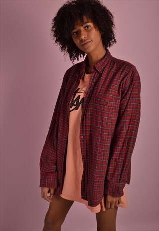 CHECK FLANNEL SHIRT GRS855