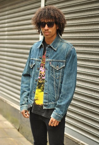 VINTAGE LEVI'S BIG E LVC RED TAB TRUCKER JACKET LEVI