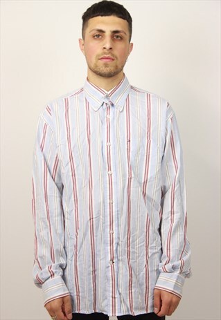 VINTAGE TOMMY HILFIGER STRIPED SHIRT