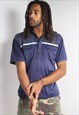 VINTAGE 80'S BOWLING POLO SHIRT BLUE