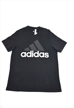 Vintage 90s Adidas Black Logo T-Shirt