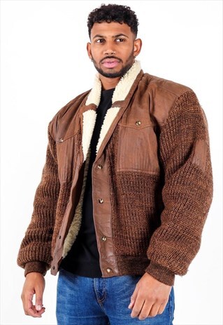 VINTAGE SHERPA LINED JACKET J3243