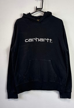 Vintage Black Pullover Carhartt Hoodie Medium