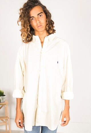 VINTAGE 80S POLO RALPH LAUREN SHIRT / R4110C201