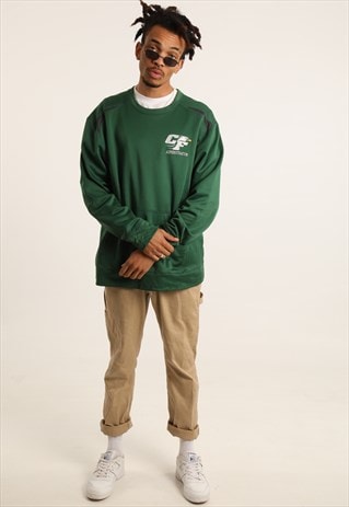 VINTAGE NIKE EMBROIDERED LOGO SWEATSHIRT