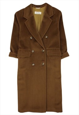 Vintage Max Mara brown wool double breasted Icon coat