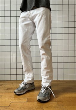 Vintage POLO RALPH LAUREN Jeans Selvedge Denim White