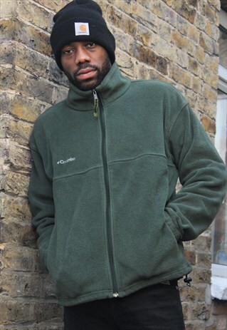 RETRO / 90'S / COLUMBIA / GREEN FLEECE