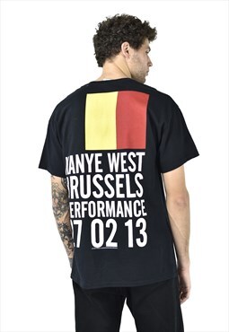 Kanye West Brussels Perfomance 2013 T Shirt