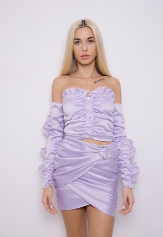 LILA MINI SKIRT