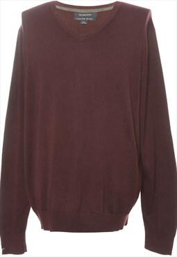 Vintage Plum Land's End Jumper - XL