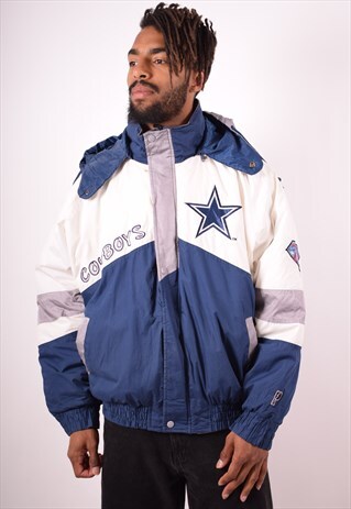 NFL MENS VINTAGE COWBOYS JACKET LARGE MULTI 90S