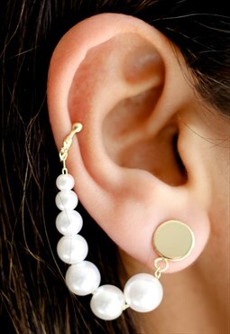 Pearl Ear Cuff Earring