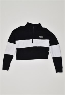 Vintage 90's Vans Sweatshirt Jumper Stripes Black