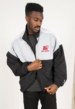 VINTAGE 80S USA ADIDAS SHELL SPORT JACKET / S0687
