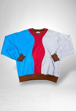 Reworked Nike Embroidered Sweatshirt