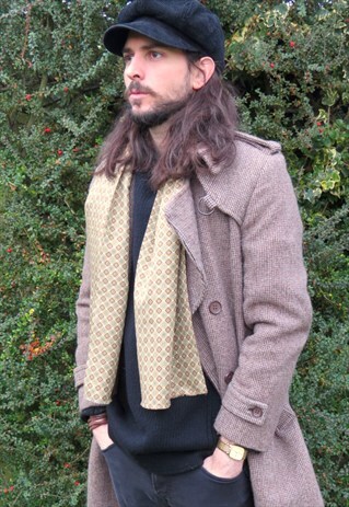 VINTAGE 70S MOD PAISLEY SCARF SAMMY INDIE PATTERN PEAKY