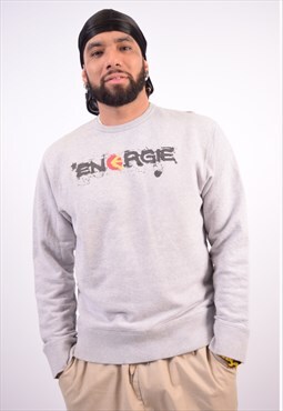 Vintage Energie Sweatshirt Jumper Grey