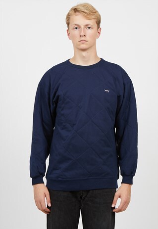 VINTAGE BLUE LEVI'S CREW NECK PULLOVER SWEATSHIRT