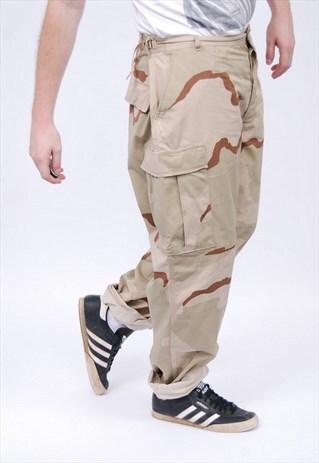 VINTAGE CAMO CAMOUFLAGE TROUSERS