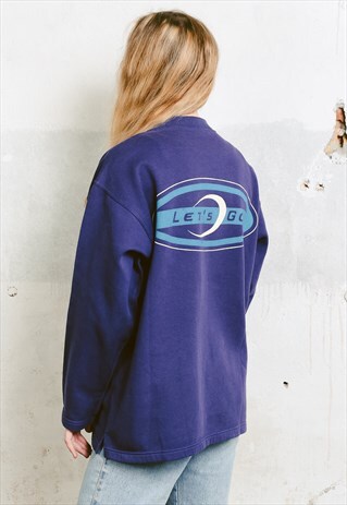 VINTAGE 90S OVERSIZED SPORTS SWEATSHIRT