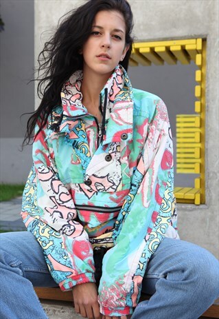 VINTAGE 80'S ELHO PRINT JACKET