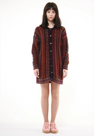 90S VINTAGE COOGI STYLE TULCHAN MINI BUTTONS UP DRESS 776