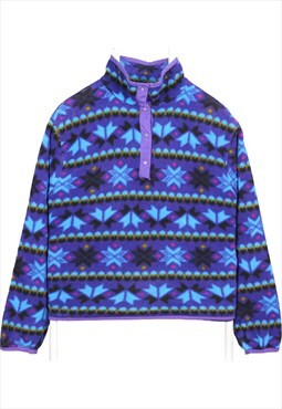 Vintage 90's L.L.Bean Fleece Jumper Aztec Snap T Synchilla