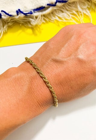 1980'S ROPE CHAIN BRACELET