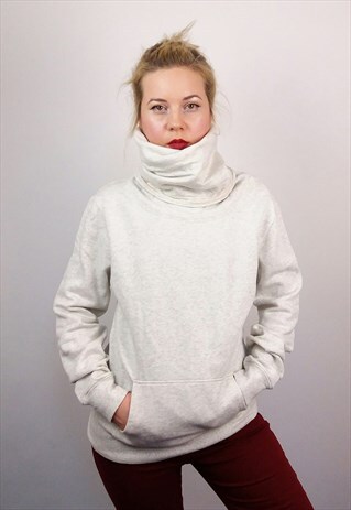 VINTAGE VERY LONG TUBE NECK SWEATSHIRT JUMPER