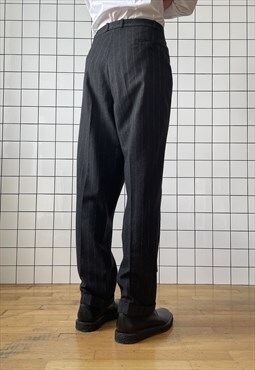 Vintage DIOR Pants Suit Trousers 80s Striped