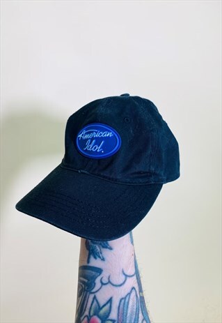 Vintage 90s Rare American Idol FOX Embroidered Hat Cap